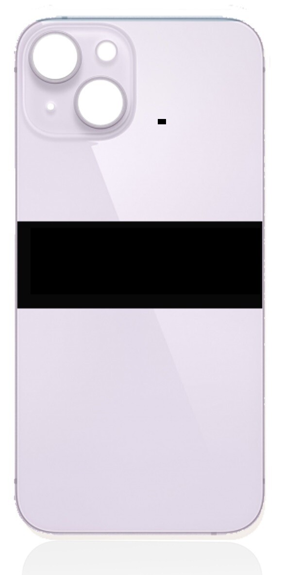 iPhone 14 Back Glass - Purple No Logo
