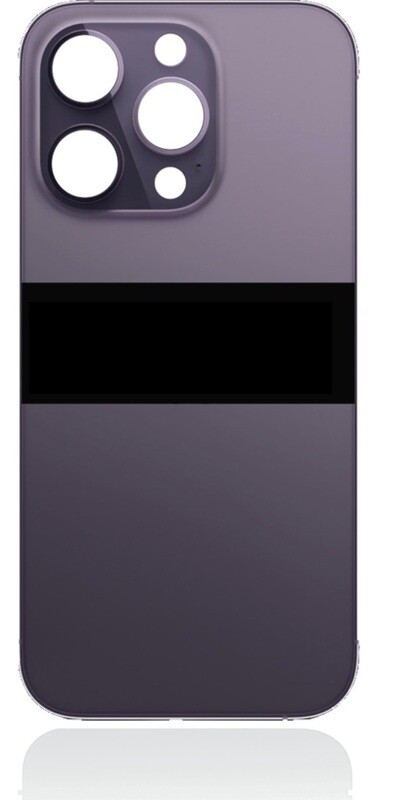 iPhone 14 Pro Back Glass - Deep Purple No Logo