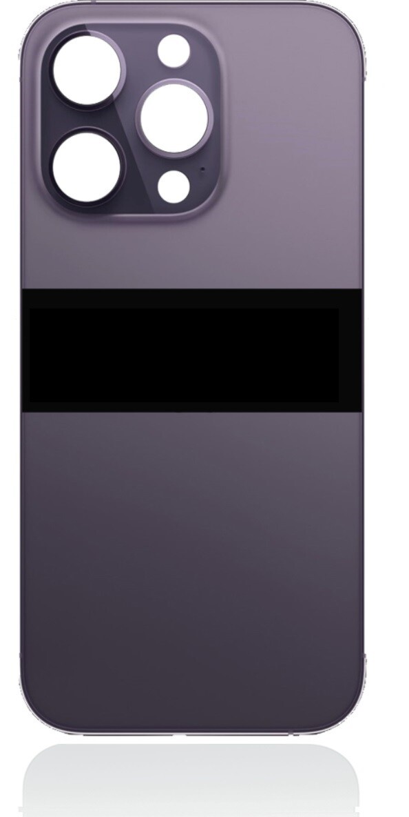 iPhone 14 Pro Max Back Glass - Deep Purple No Logo