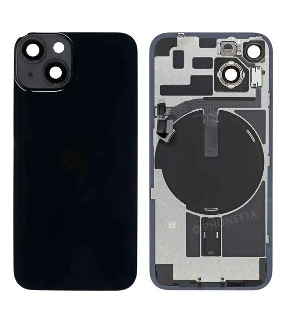 iPhone 14 Plus Full Assembly Back Glass - Black (No Logo)