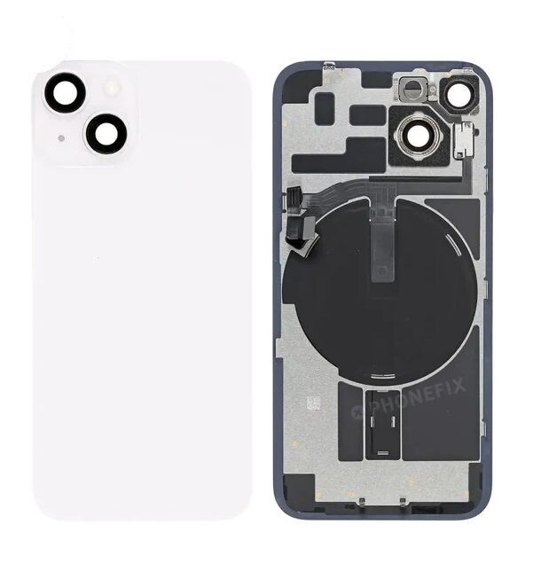 iPhone 14 Plus Full Assembly Back Glass - White (No Logo)