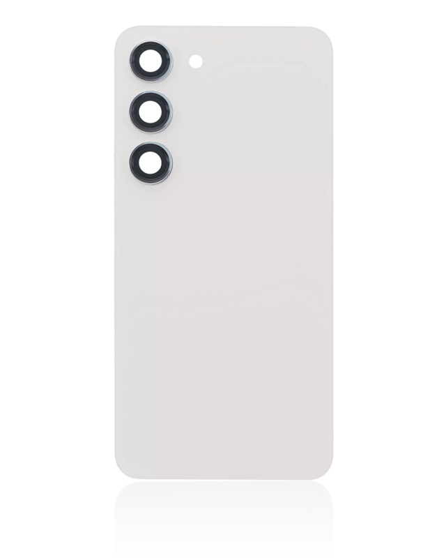 Galaxy S23 Back Glass - White No Logo