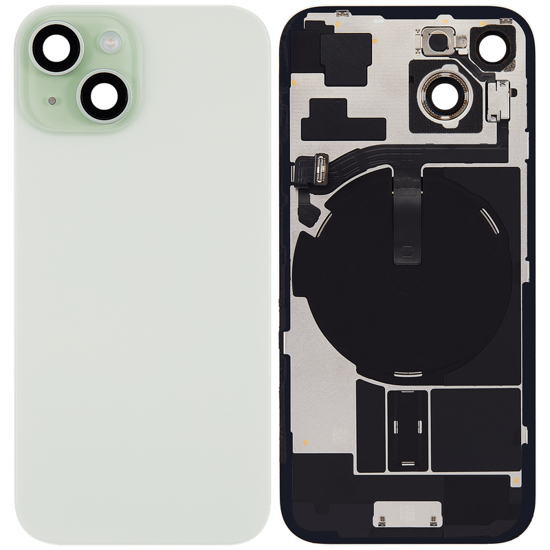 iPhone 15 Back Glass Full Assembly Green