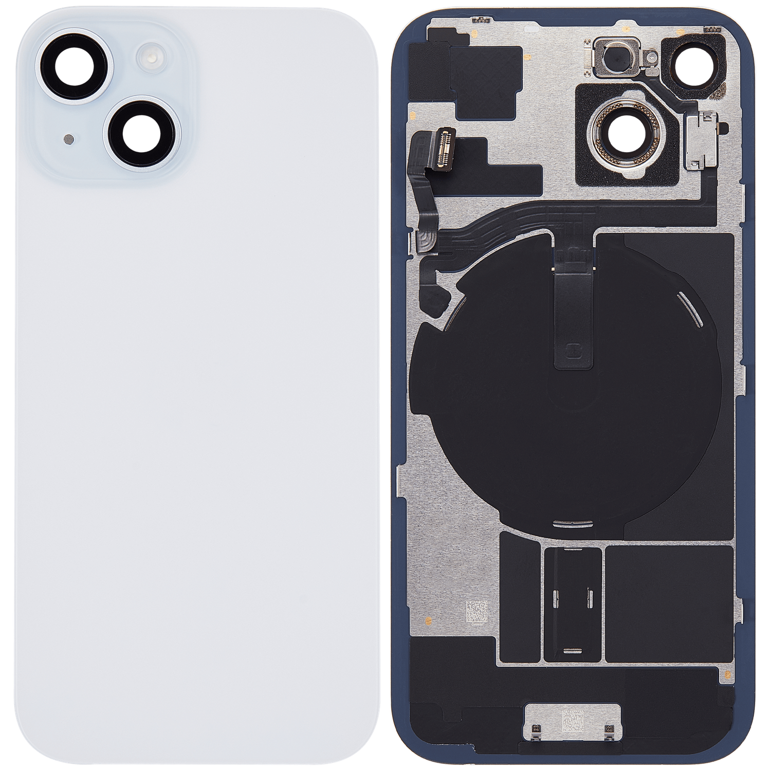 iPhone 15 Back Glass Full Assembly Blue