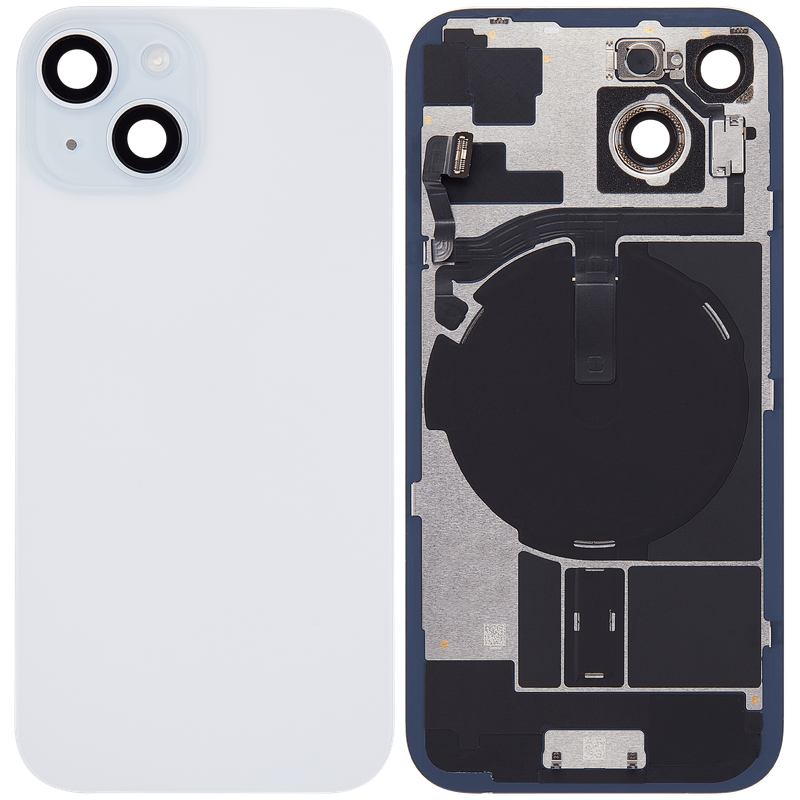 iPhone 15 Back Glass Full Assembly Blue
