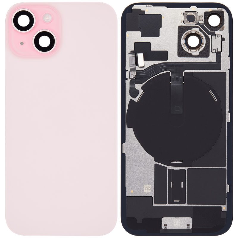 iPhone 15 Back Glass Full Assembly Pink