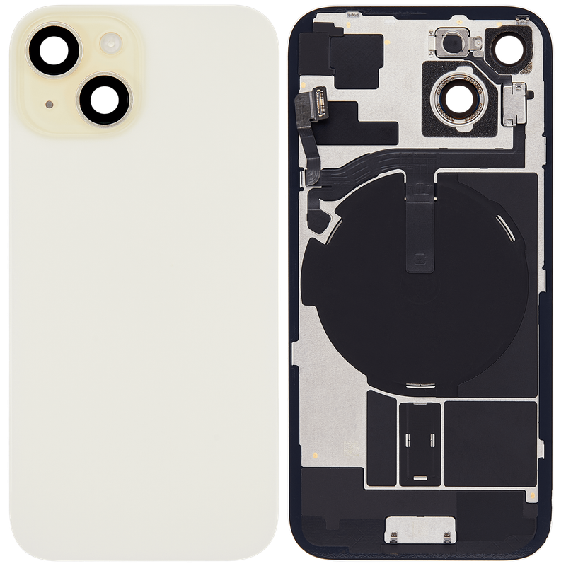 iPhone 15 Back Glass Full Assembly Yellow