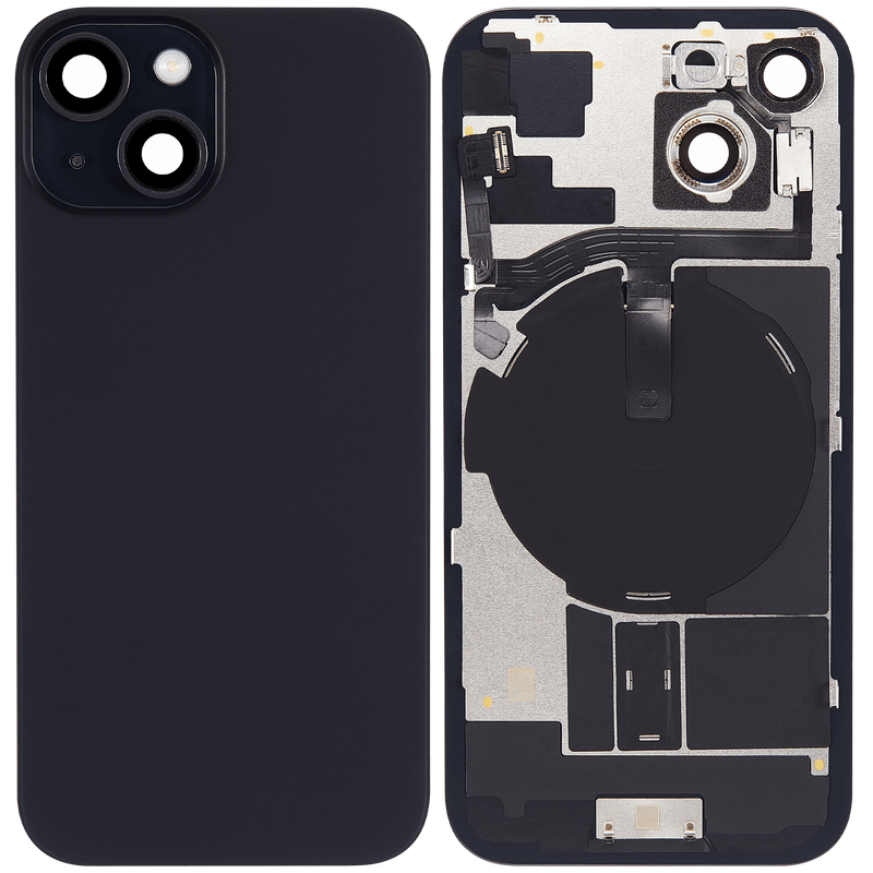 iPhone 15 Back Glass Full Assembly Black