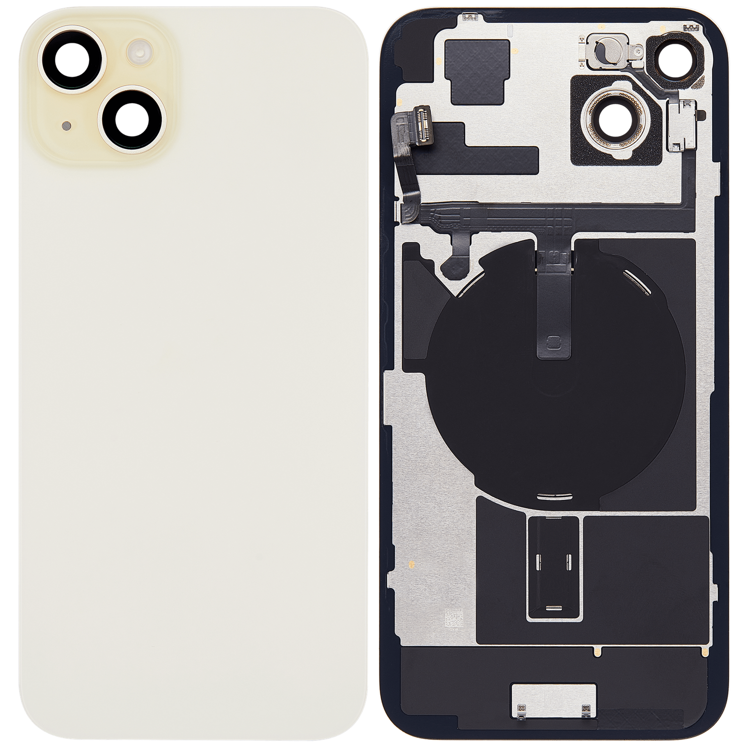 iPhone 15 Plus Back Glass Full Assembly Yellow
