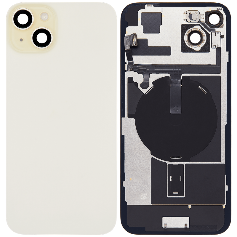 iPhone 15 Plus Back Glass Full Assembly Yellow