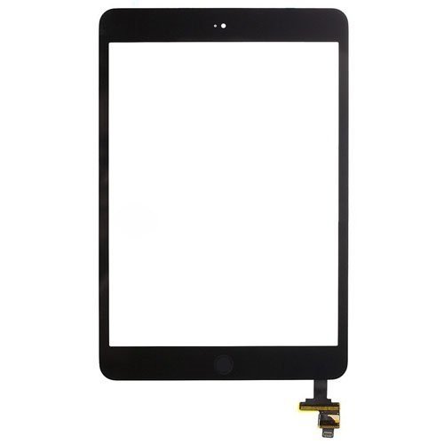 iPad Mini 1/2 Digitizer with Home Button and Adhesive (Premium Quality) - Black