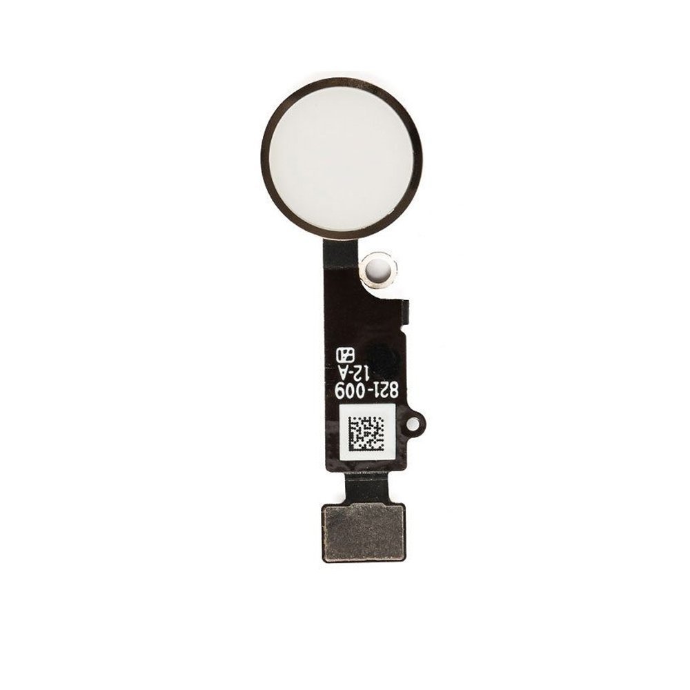 iPhone 7/7+/8/8+ Home Button Flex - Silver (White) JC Home Button