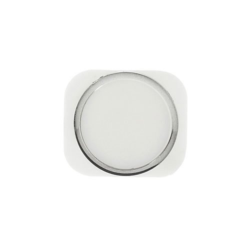 iPhone 5 Home Button With Rubber Bracket - White