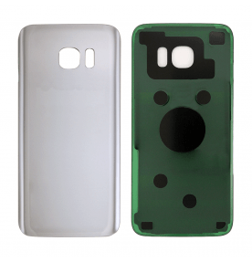 Galaxy S7 Edge Back Cover - Silver No Logo