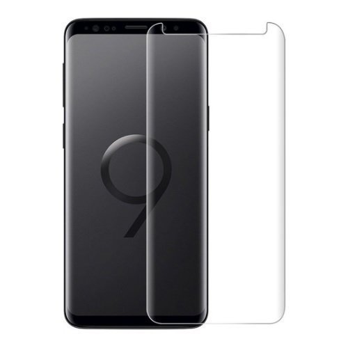 S9 Curved Tempered Glass Full Glue Bulk Packaging  - Clear