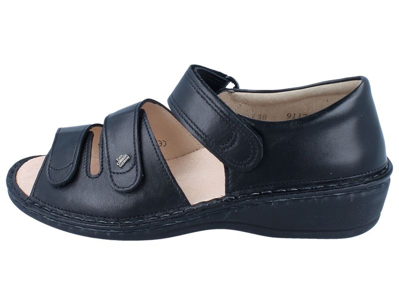 FINN COMFORT Usedom Damen Sandale schwarz Glattleder FINN COMFORT Usedom Damen Sandale schwarz Glattleder
