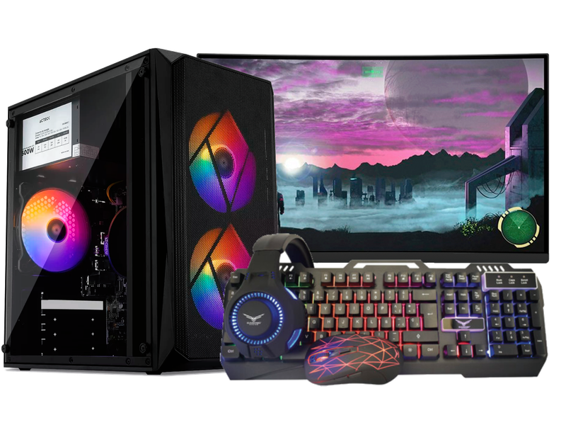 PcMarket-Hockey 2, Amd Ryzen 5 5600G, 16Gb, 1Tb M.2, Wifi, Bluetooth, Windows 11 Pro, Office Pro, Completa.
