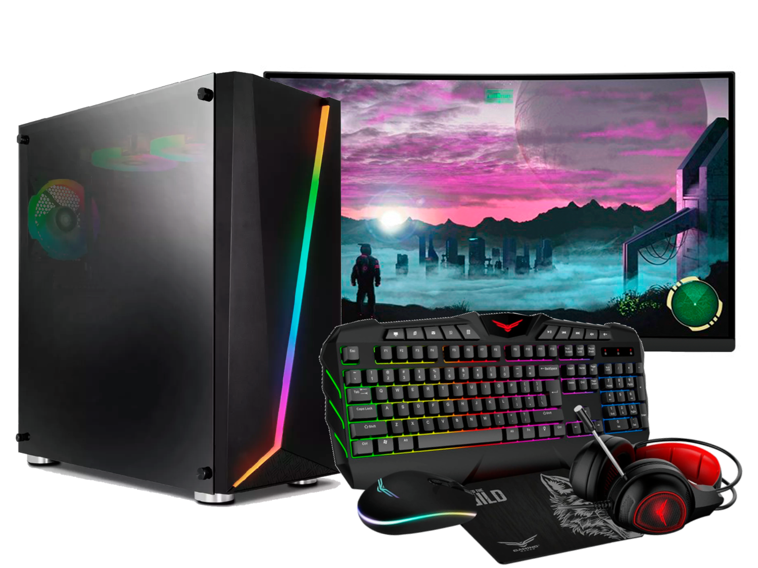 Pc Messier 2, Ryzen 7 5700G, 32GB RAM, 1TB M.2, WiFi, BT, Win 11 Pro, Office Pro