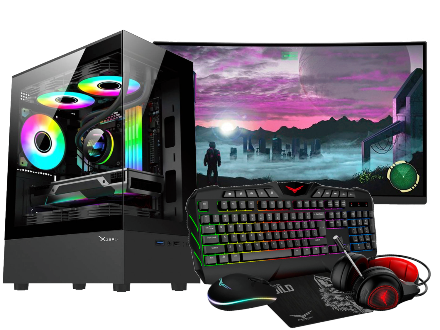 Pc Centaurus 2, Ryzen 7 5700G, 32GB RAM, 1TB M.2, WiFi, BT, Win 11 Pro, Office Pro
