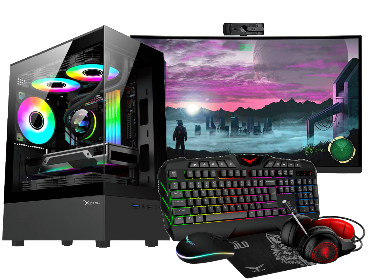 Pc Centaurus 3, Ryzen 7 5700G, 32GB RAM, 1TB M.2, WiFi, BT, Win 11 Pro, Office Pro
