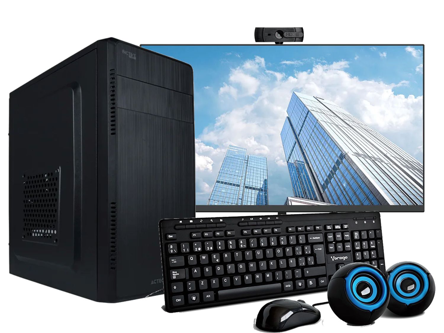 Pc Hyda 3, Pentium Gold G6405, 16GB RAM, 256GB M.2, WiFi, BT, Win 11 Pro, Office Pro