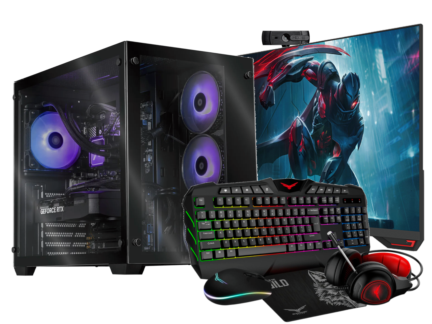 Pc Aquila 3, Ryzen 7 7700X, RTX 5060, 64GB RAM, 2TB M.2, WiFi, BT, Win 11 Pro, Office Pro