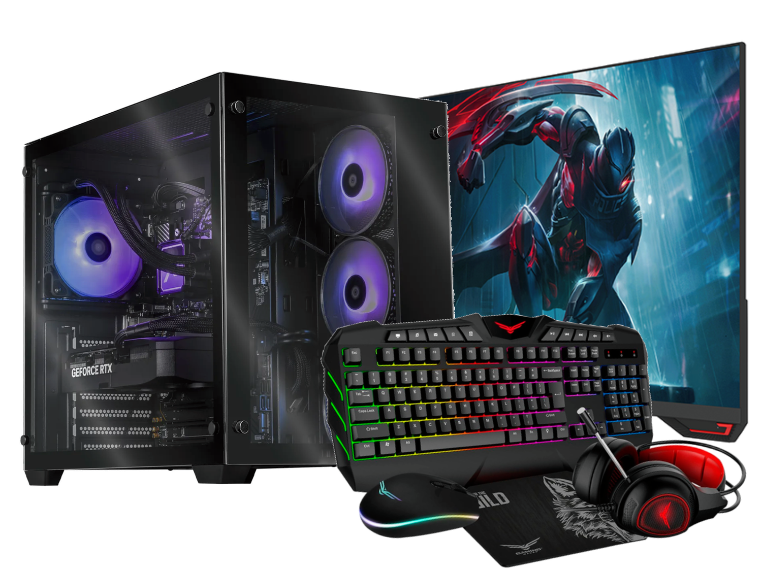 Pc Andromeda 2, Ryzen 7 7700X, RTX 5060 TI, 64GB RAM, 2TB M.2, WiFi, BT, Win 11 Pro, Office Pro