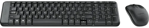 Kit de Teclado y Mouse LOGITECH MK220, Estándar, Negro, 10 m