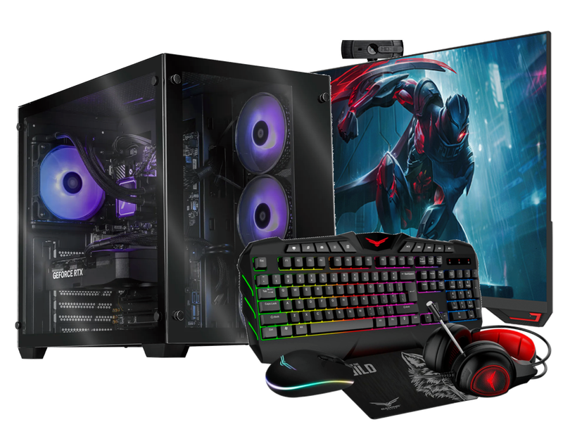 Pc Andromeda 3, Ryzen 7 7700X, RTX 5060 TI, 64GB RAM, 2TB M.2, WiFi, BT, Win 11 Pro, Office Pro