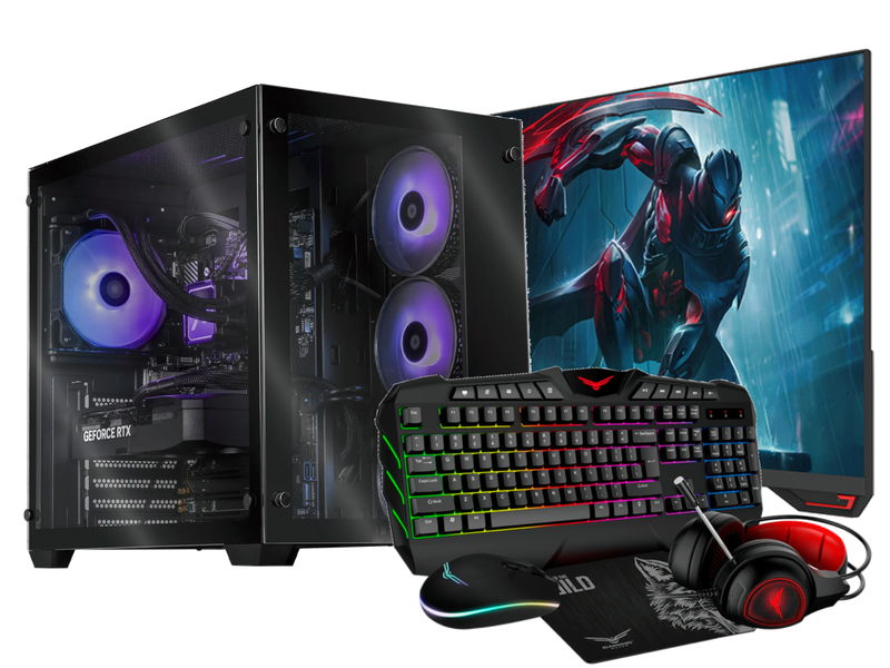 Pc Andromeda 2, Ryzen 7 7700X, RTX 5060 TI, 64GB RAM, 2TB M.2, WiFi, BT, Win 11 Pro, Office Pro