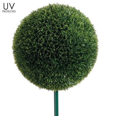 14&quot; UV Tea Leaf Ball 8&quot; Metal Pole Green