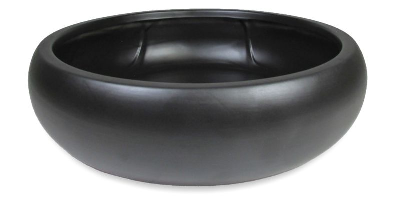 12&quot; Curved Cement Bowl