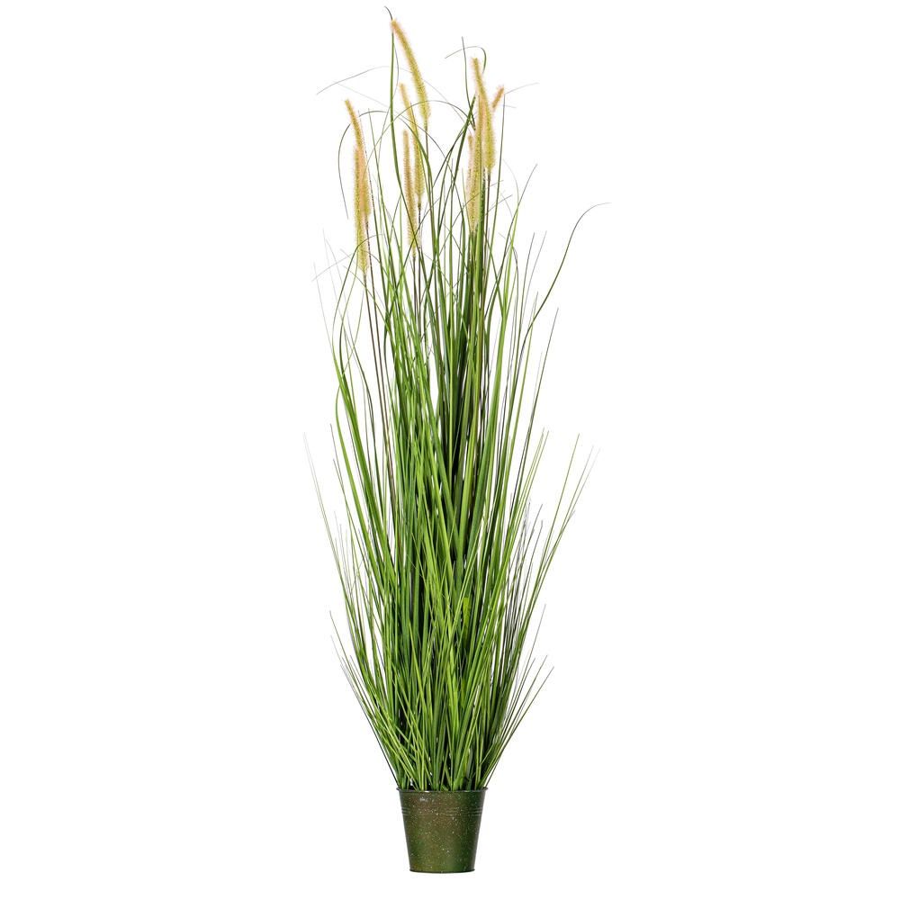48&quot; Green Cattail Grass