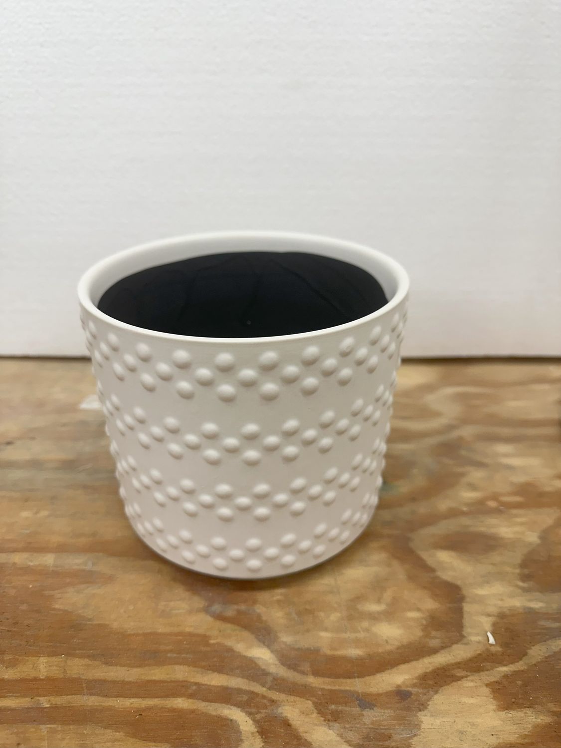 Dots White Vase