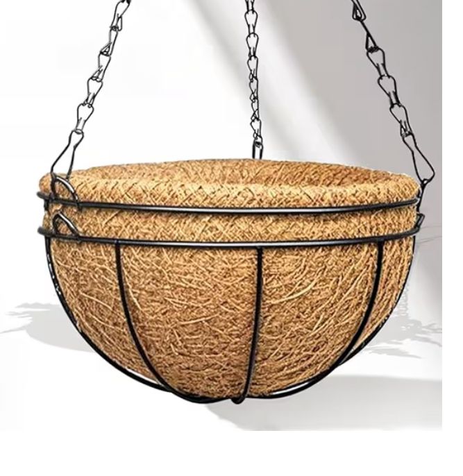 14&quot; Metal Hanging Planter Basket