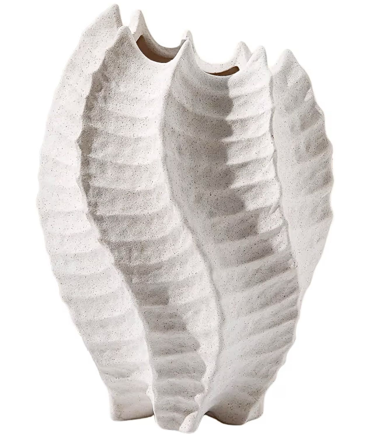Ceramic White Coastal Vase