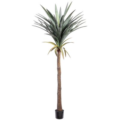 74&quot; Yucca Tree Green Gray