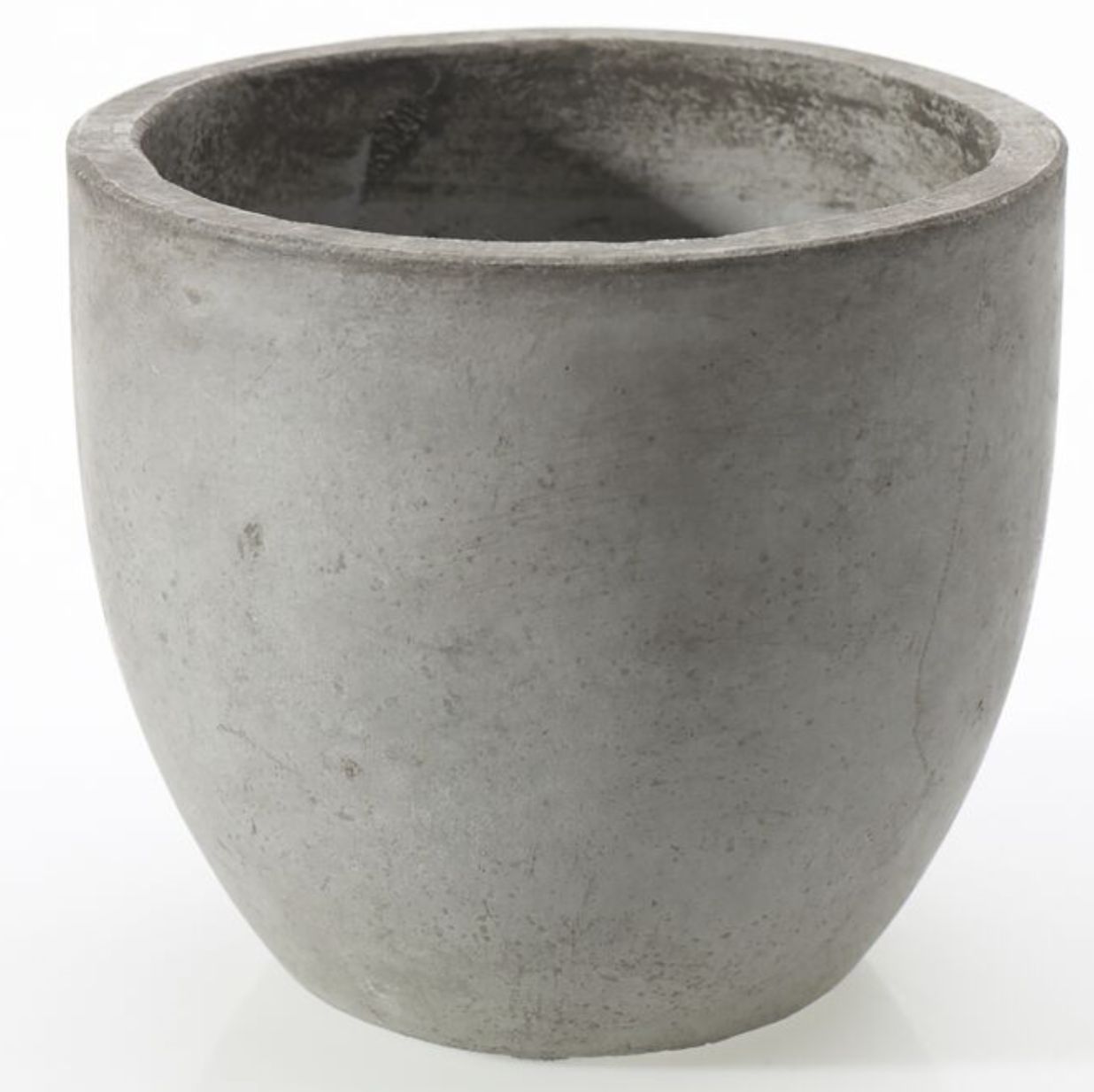 Newport Pot 6" x 5.5" Grey