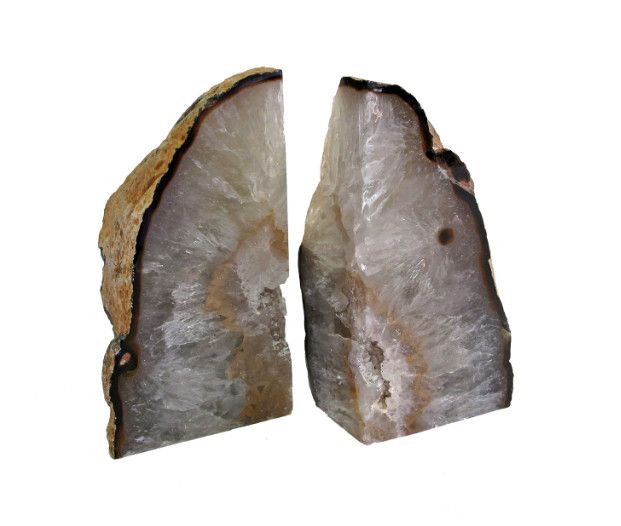 Agate Bookend Pair | Large