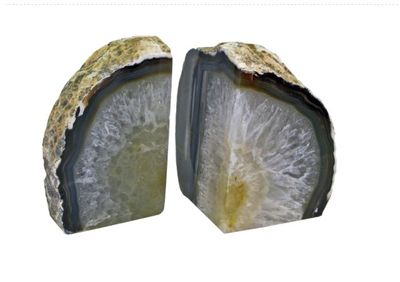 Agate Bookend PAIR- MEDIUM
