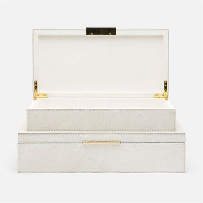 Ralston Box White Hide Large