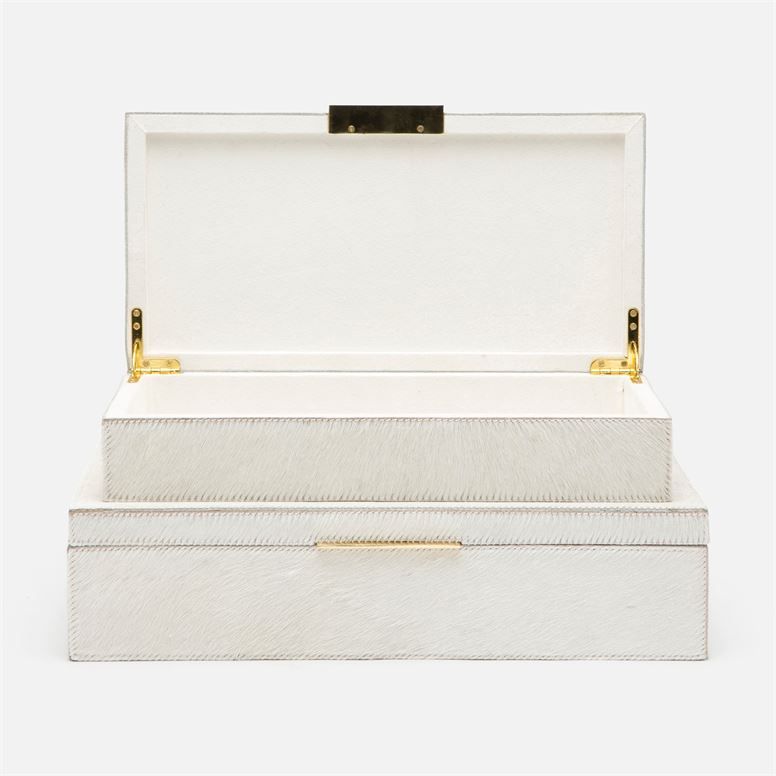 Ralston Box White Hide Large