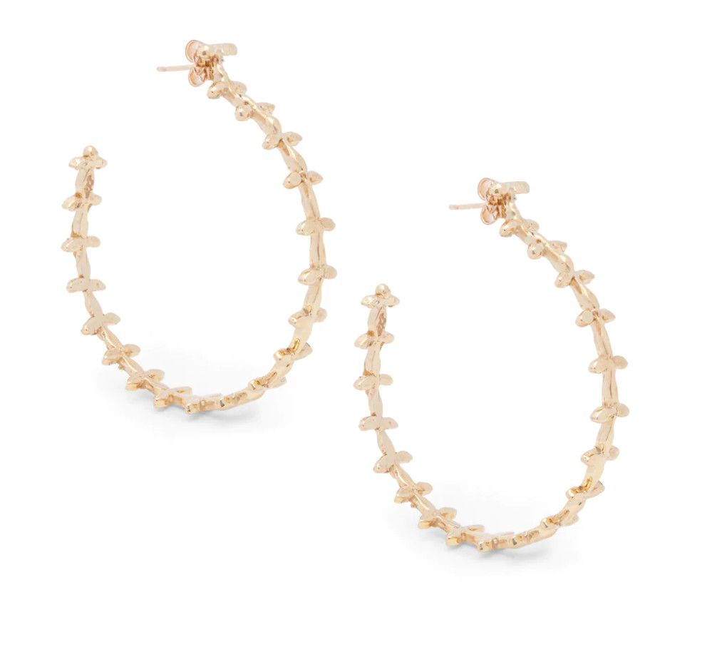 Sassafrass Earrings- Brass