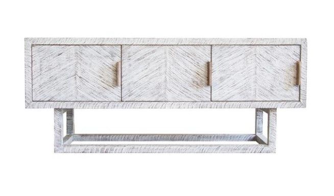 Horizontal Buffet- Whitewashed Distressed