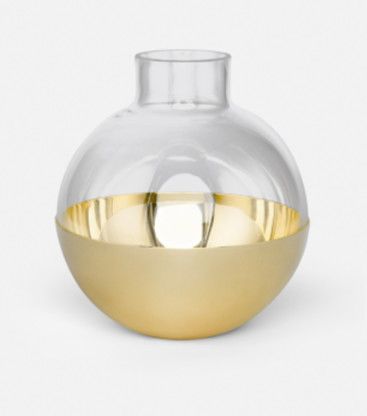 Pomfrit Medium Brass Vase