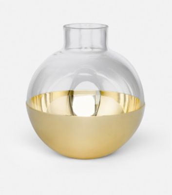 Pomfrit Medium Brass Vase