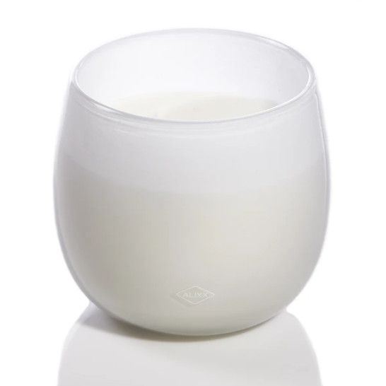 Large White Heure du The |  Tea Time BALLON Candle