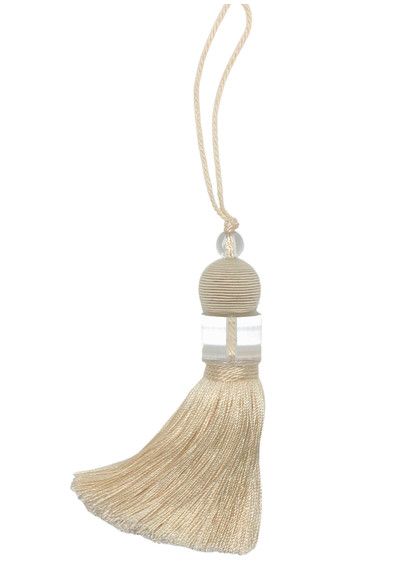 Acrylic Decorative Tassel | Ivory