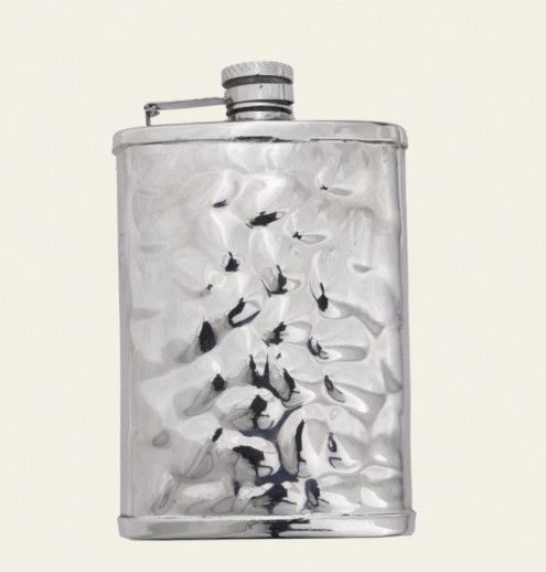 Gustav Flask, 18/10 Stainless Steel Hammered