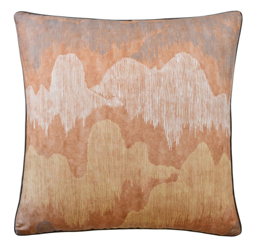 Cascadia Saffron Pillow | 22x22